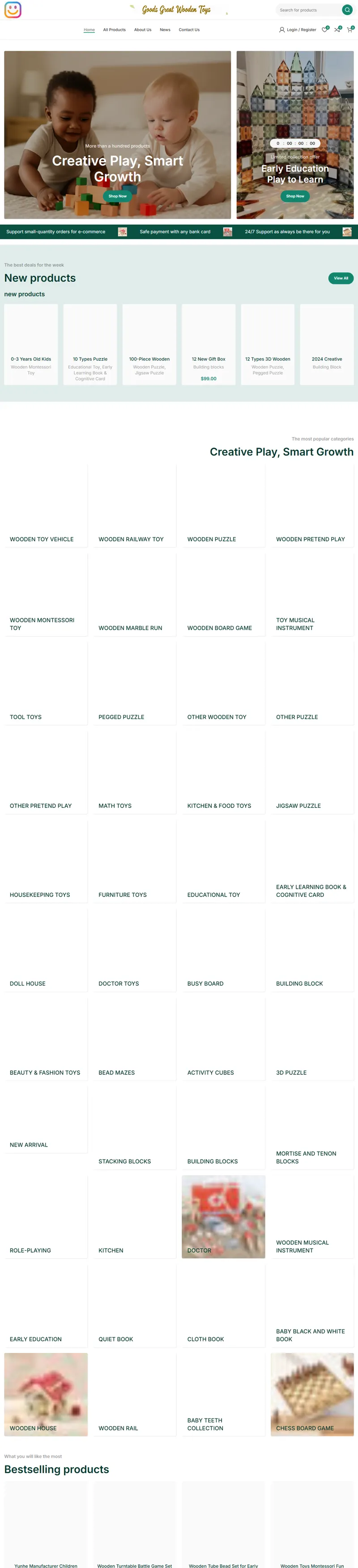 Fun Toys Manufacturer | Innovative & Safe Custom Toy Production 网页长截图
